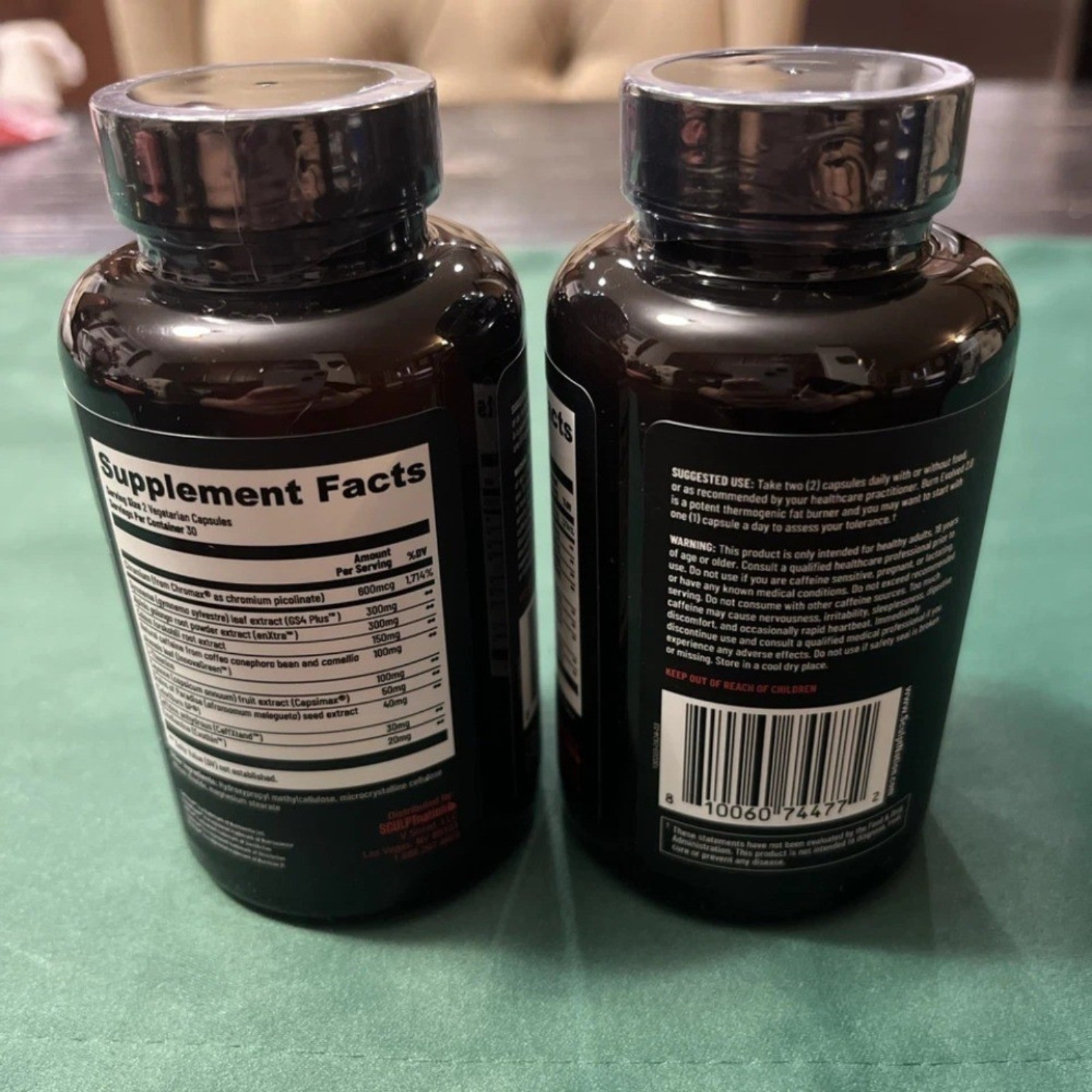 Pack of 2 -New Sculptnation Burn Evolved 2.0 Thermogenic Fat Burner Weight Loss