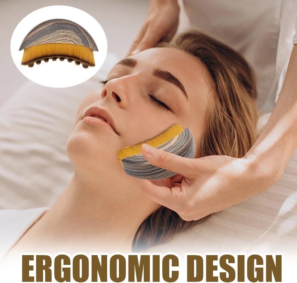 Lymphatic Contour Face Brush Lymphatic Drainage Reduce Puffiness Relief Fatigue