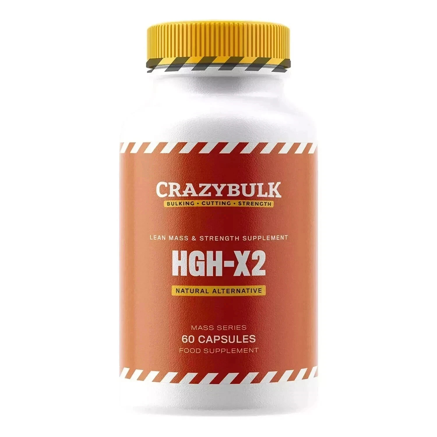 CrazyBulk Natural Alternative for Lean Mass & Strength 60 Capsules – Pack of 5.