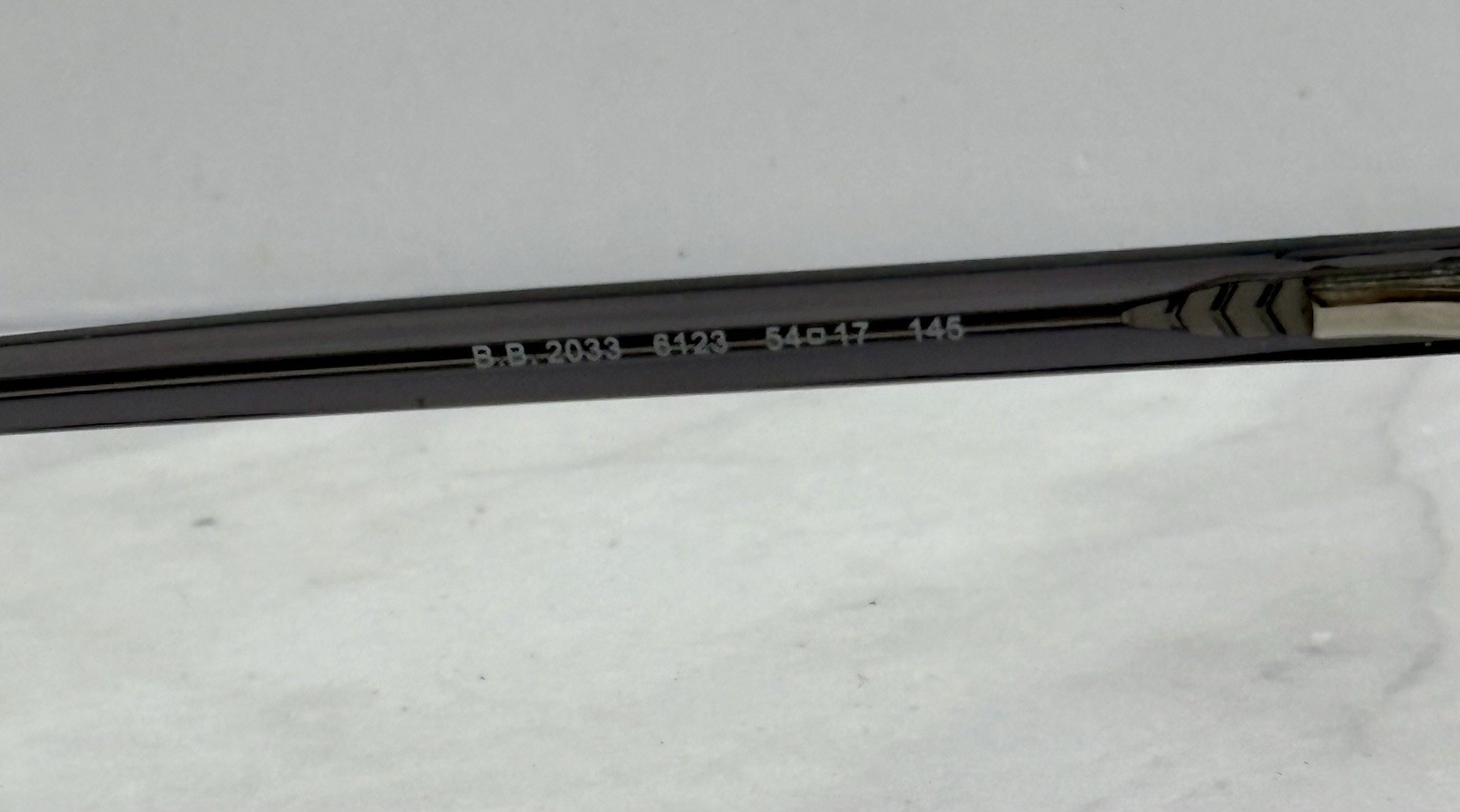 Brooks Brothers B.B. 2033 6123 Grey Wood Eyeglasses 54-17-145 – FRAMES ONLY!