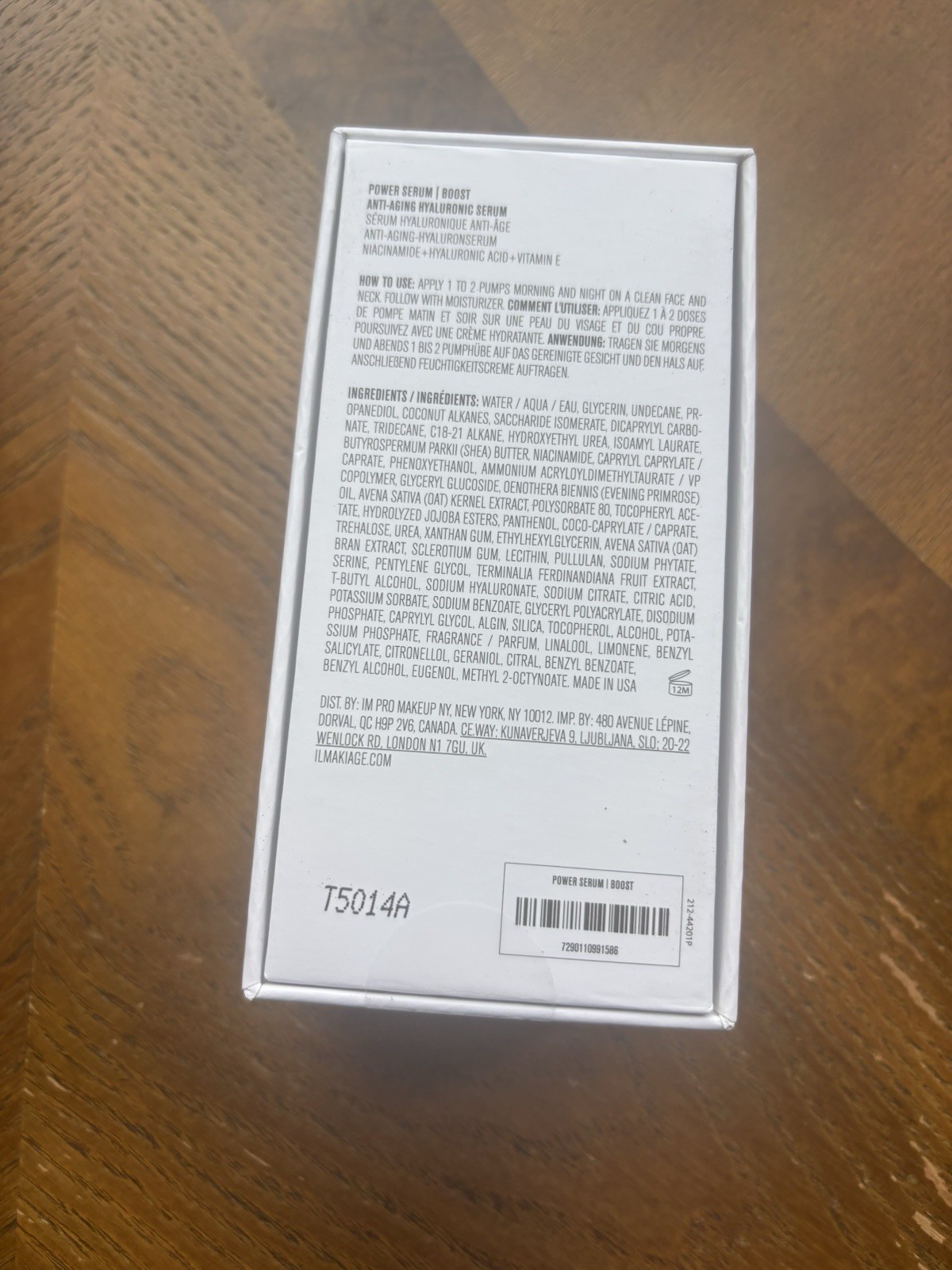IL Makiage POWER REPAIR ANTI-AGING NIGHT SERUM with AHA + BHA + PHA New In Box