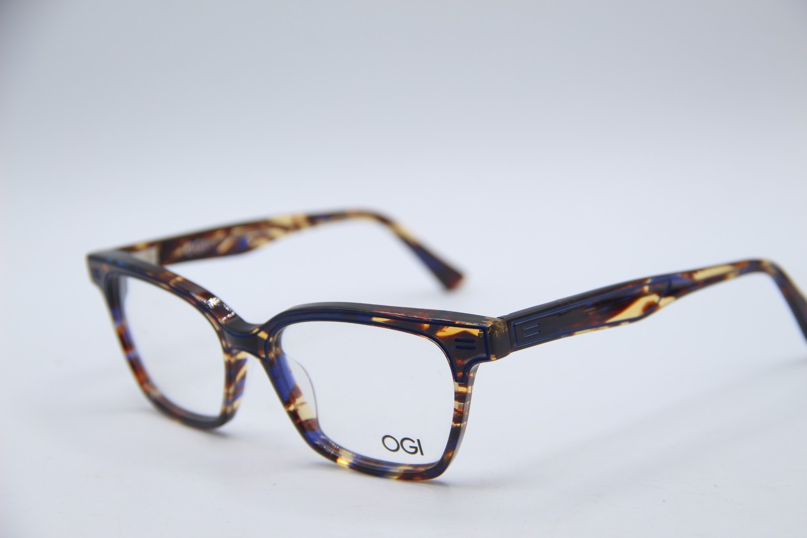 NEW OGI EVOLUTION 9228/2033 BLUE HAVANA AUTHENTIC FRAMES EYEGLASSES 51-16