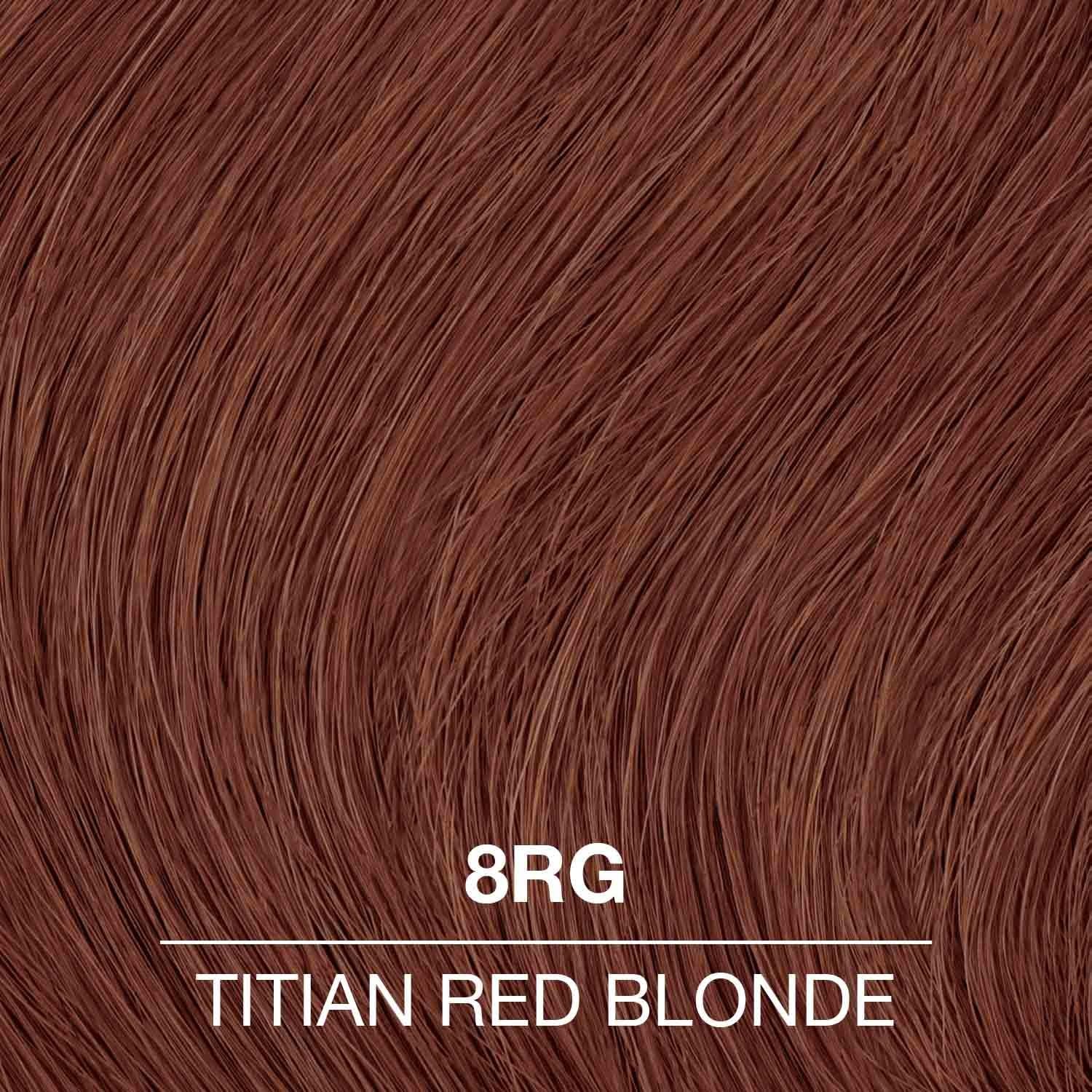 Hair Color Permanent Liquid 1.4 Fl Oz 8RG Titan Red Blonde COLORCHARM Gray