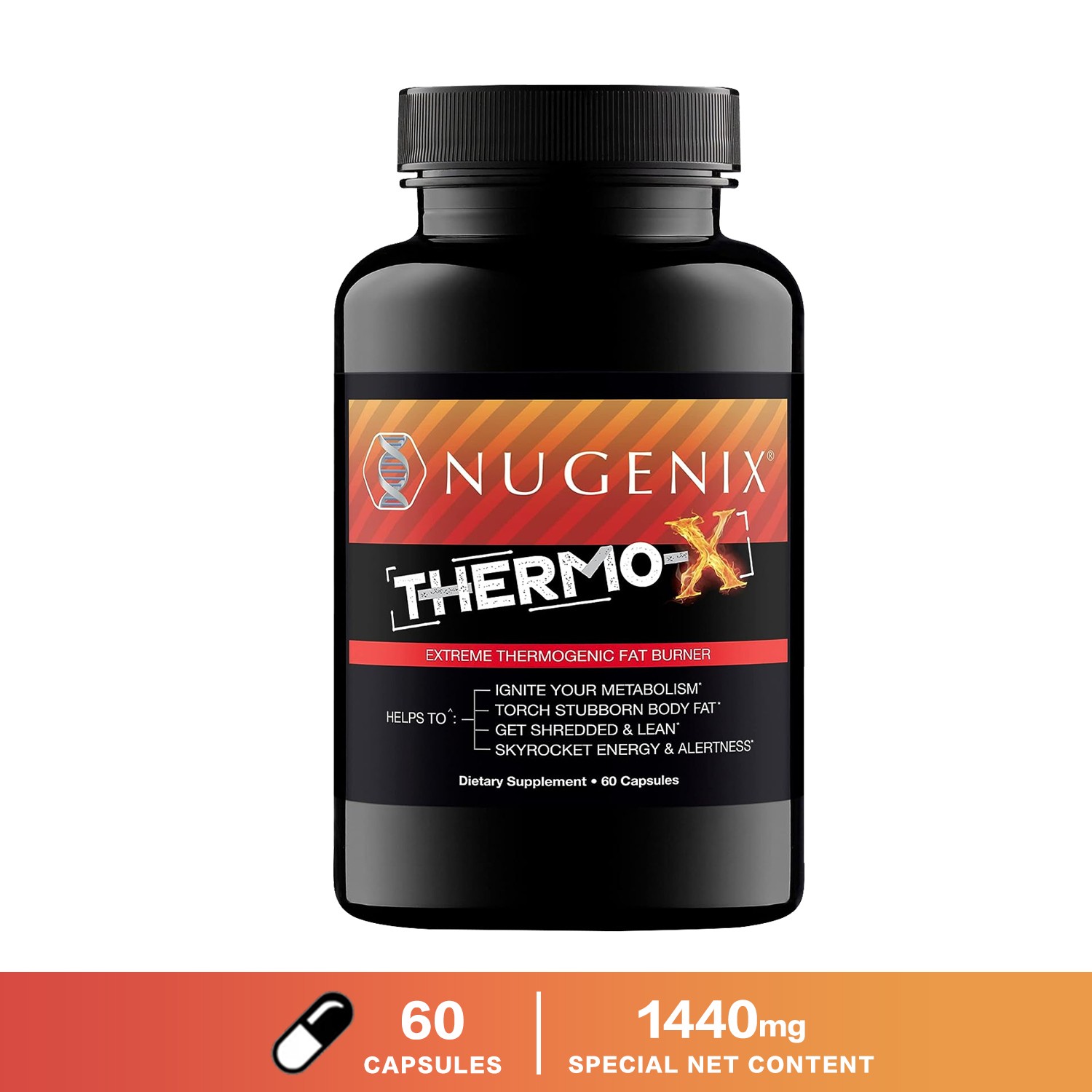 NUGENIX THERMO-X – Fat Burner Weight Loss Energy Booster Appetite Suppressant