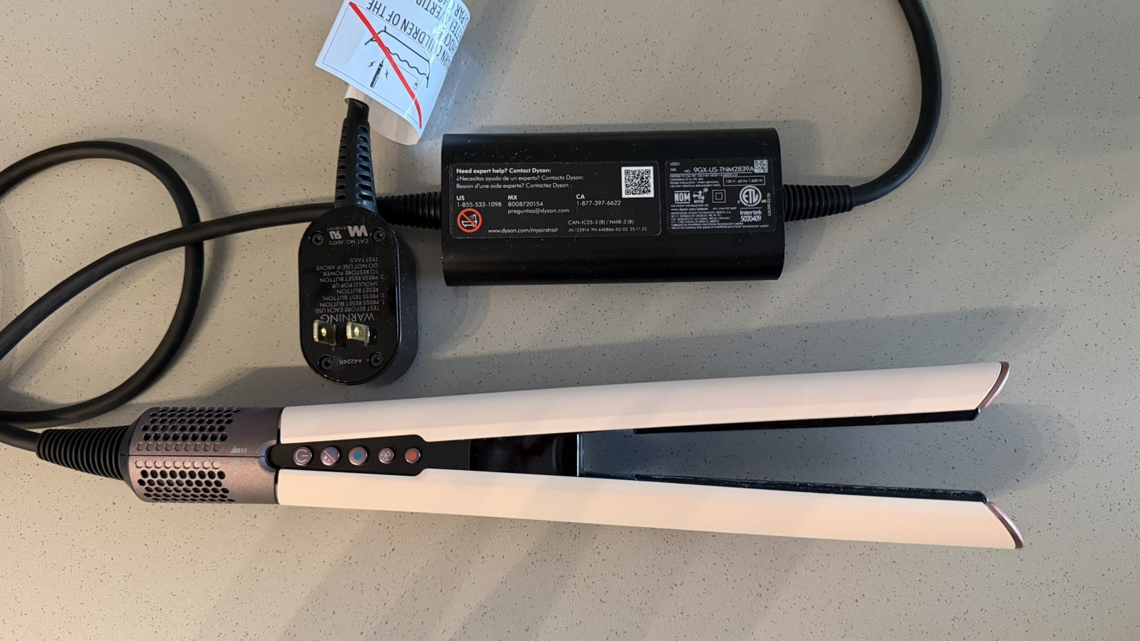 Dyson Airstrait Hair Straightener Pink/Rose Gold -HT01 Great Condition
