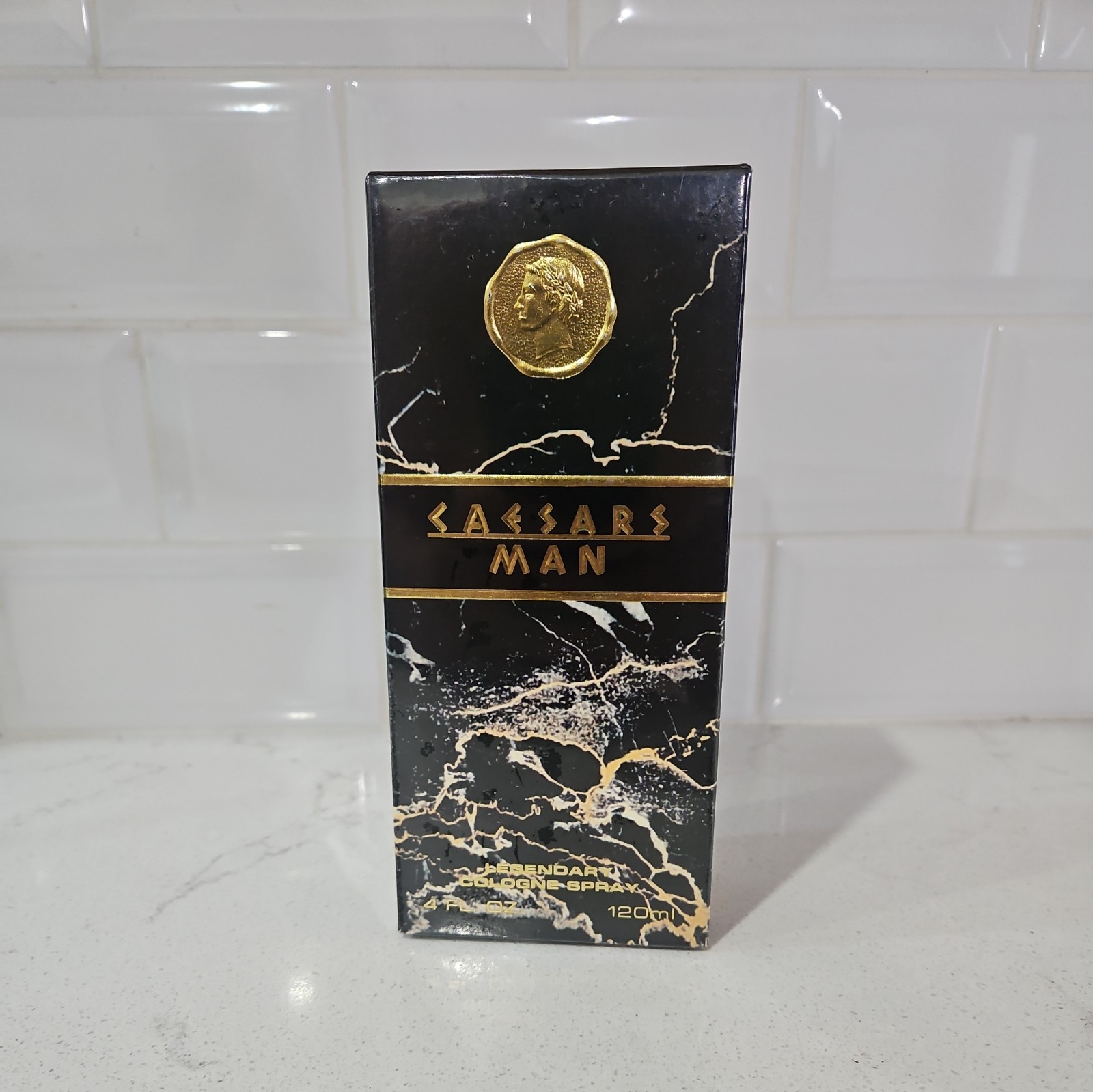 Vintage DISCONTINUED Caesar’s Man LEGENDARY Cologne Spray 4fl Oz Brand NEW In…
