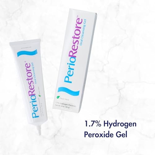 Perio Restore Oral Cleansing Gel 1.7% Hydrogen Peroxide 3 oz Mint Treatment