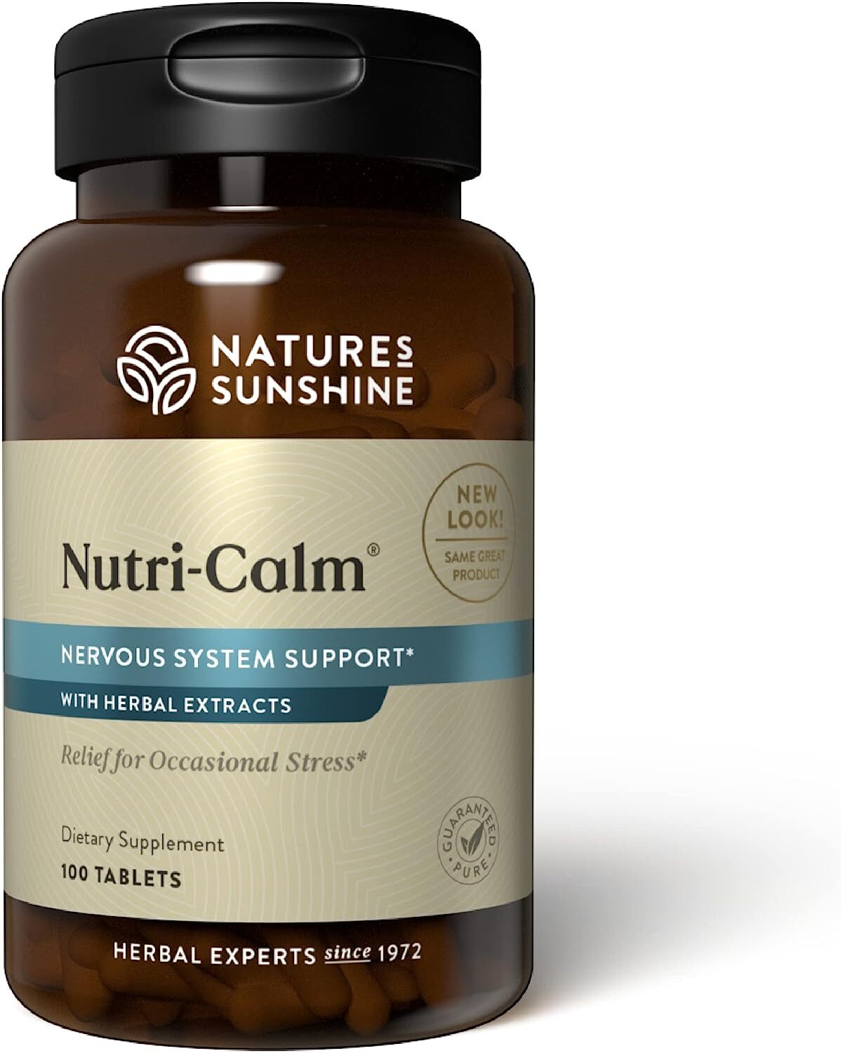 Nature’s Sunshine Nutri-Calm, 100 Tablets | Natural Anxiety Supplement to