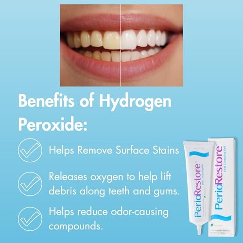 Perio Restore Oral Cleansing Gel 1.7% Hydrogen Peroxide 3 oz Mint Treatment