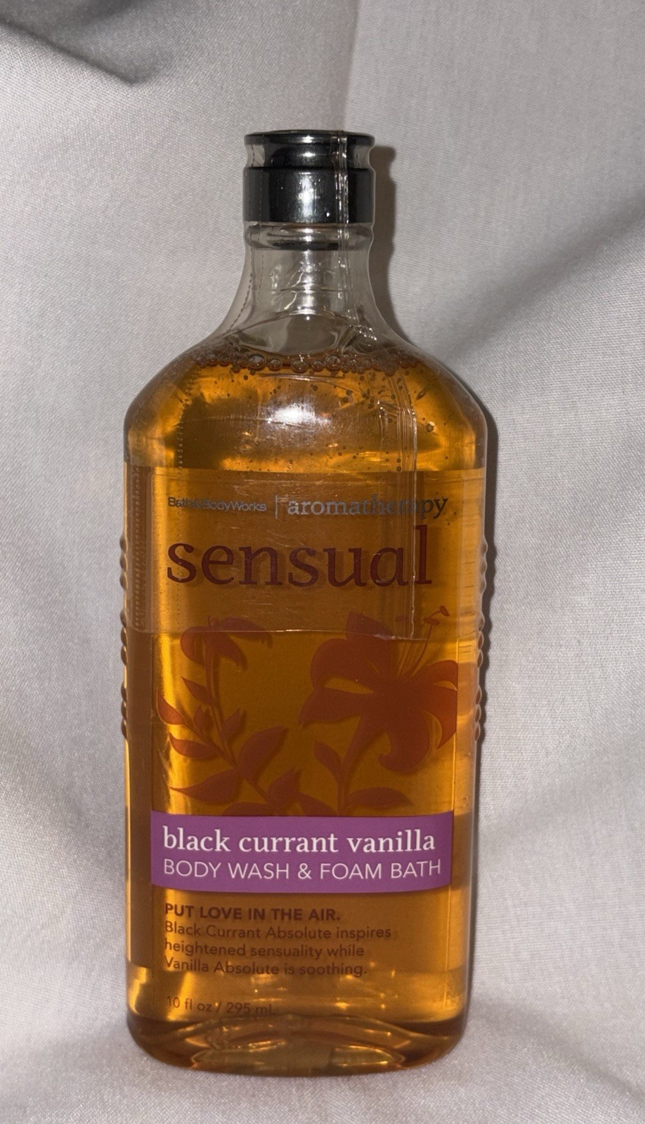 SEALED Bath & Body Works Sensual Black Currant Vanilla Body Wash 10 oz