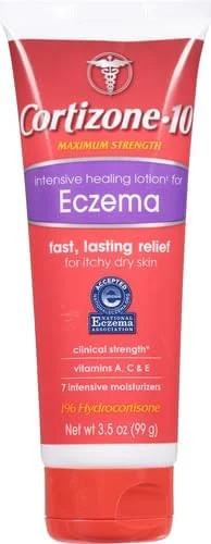 Cortizone-10 Maximum Strength Intensive Healing Itch Relief Lotion for Eczema, 1