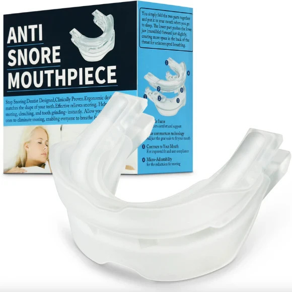 Adjustable Anti Snoring Mouthpiece Custom Fit Sleep Aid Mouth Guard for Adults