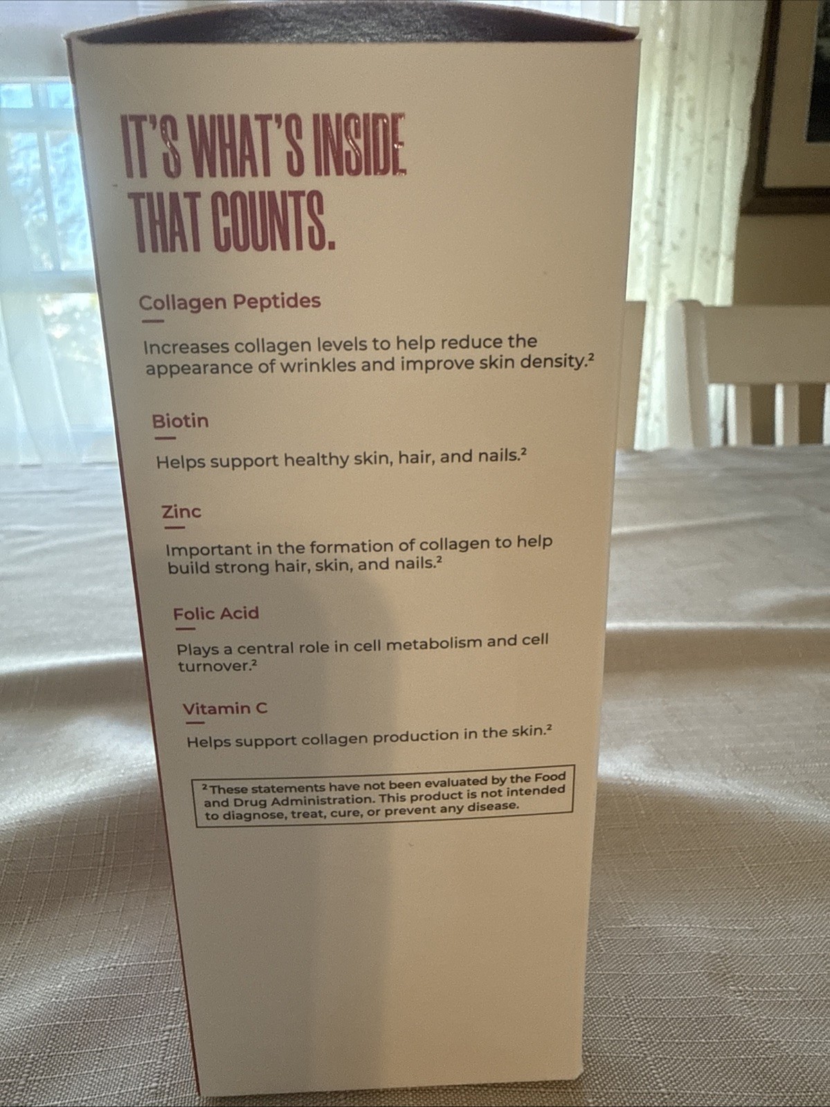 MAELYS COLLAGEN + BIOTIN ORANGE PEACH SUPERCHARGED LIQUID COLLAGEN 16.9oz NIB
