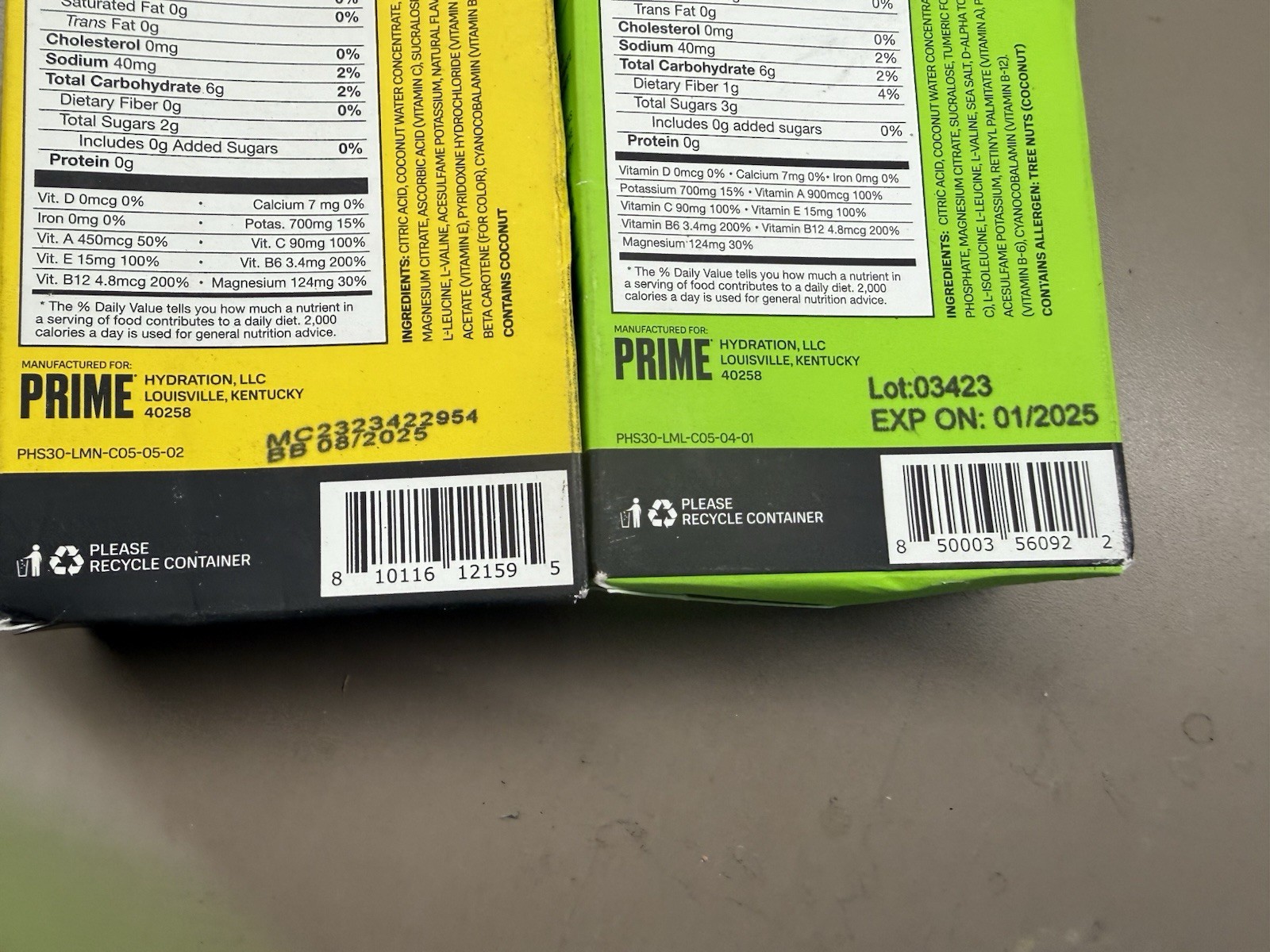 New Lot Of 6 Prime Hydration 6 Sticks Each Electrolyte Powder 4 Flavors 01/2025