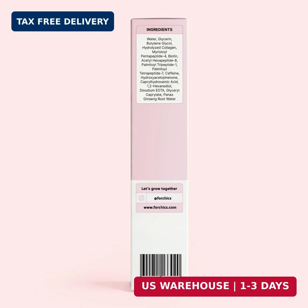 ForChics Eyelash Growth Serum – Prostaglandin-Free Lash Enhancing Serum for Long