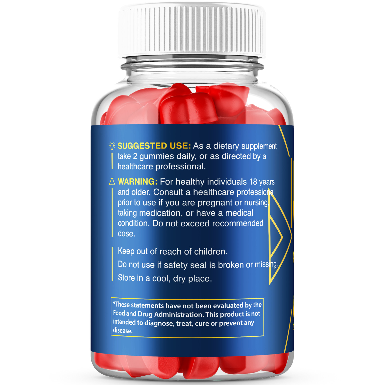 (2 Pack) Jellyfil Gummies For Men Jelly Fil Male Premium Supplements (120 ct)