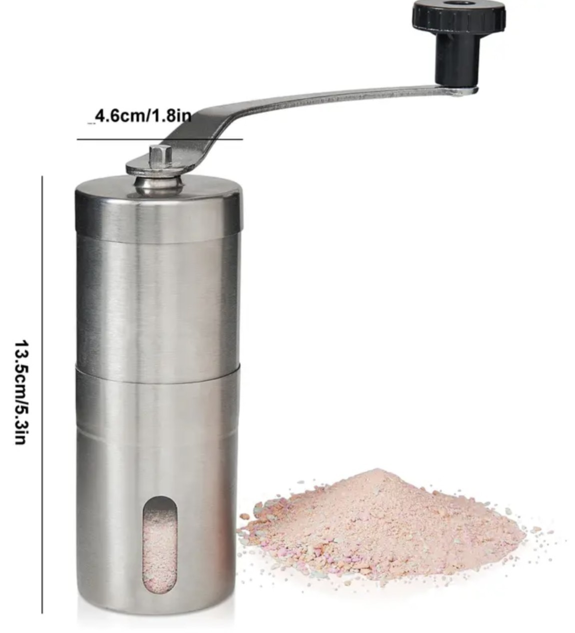 Pill Grinder Stainless Steel Pill & Tablet Crusher / Mill – Compact – Travel