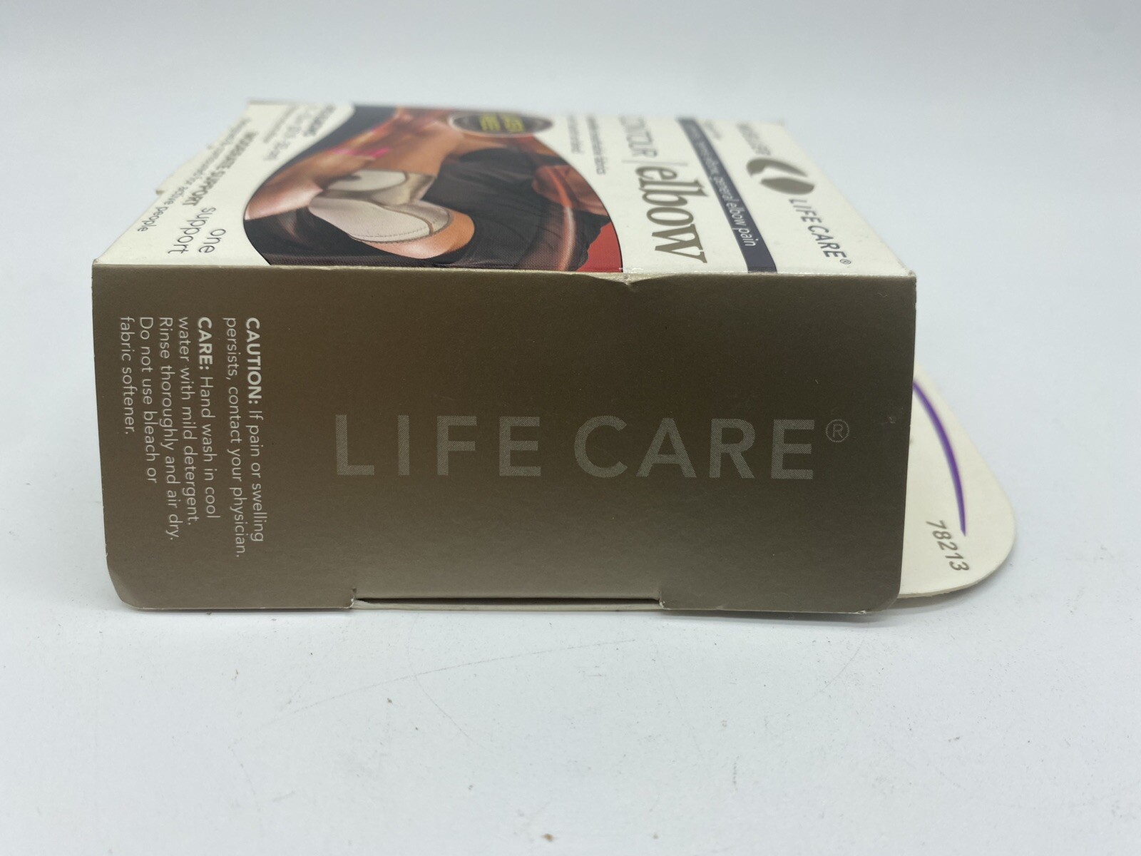 New Mueller Lifecare Contour Elbow Support Large 11-13 In. Beige