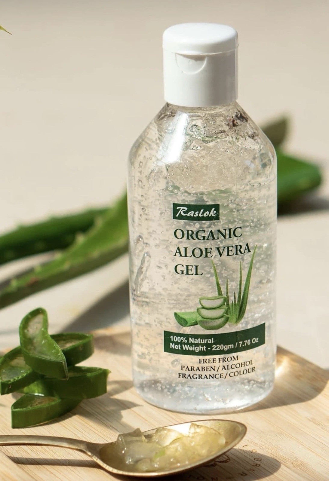 Aloe Vera Gel | 100% Pure Natural Aloe Gel for Moisturizing Face Skin & Hair