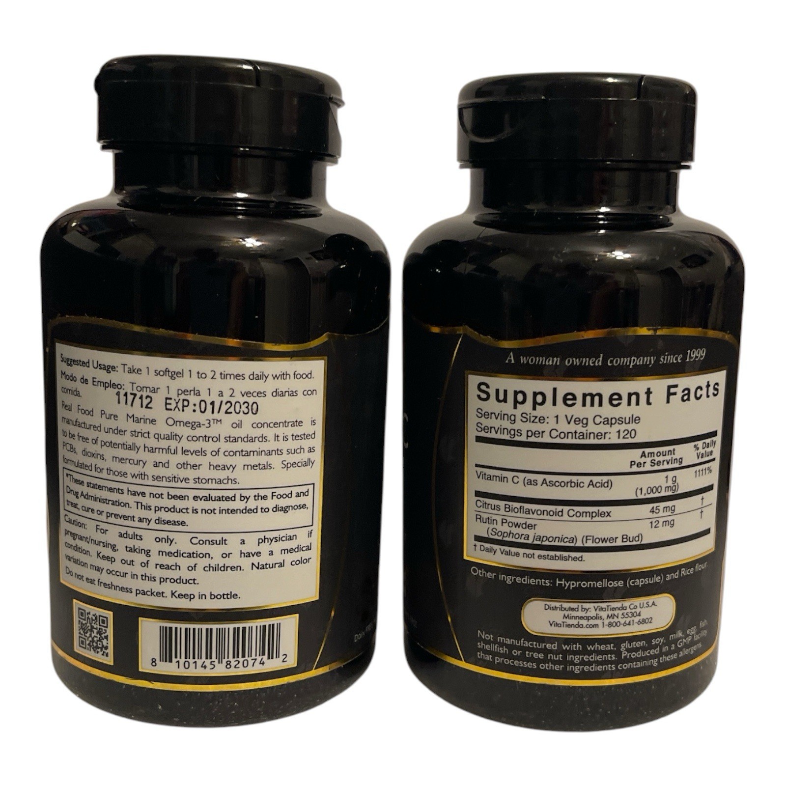 Coco March Omega-3 & Vitamin C 1000mg Bundle | 2 Pack