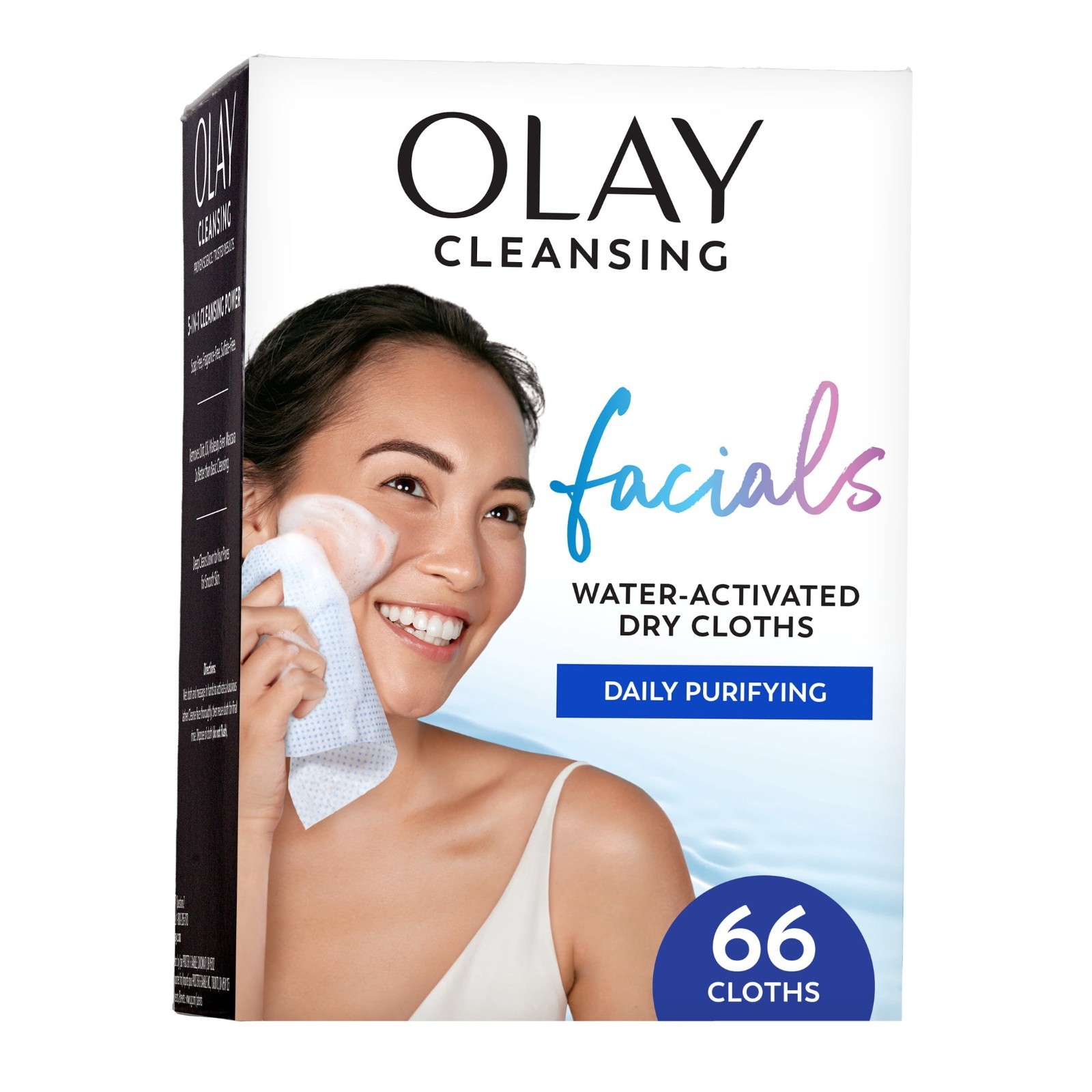 Olay Daily Facials Deeply Purifying Cleansing Cloths 66 Count Fragrance-Free