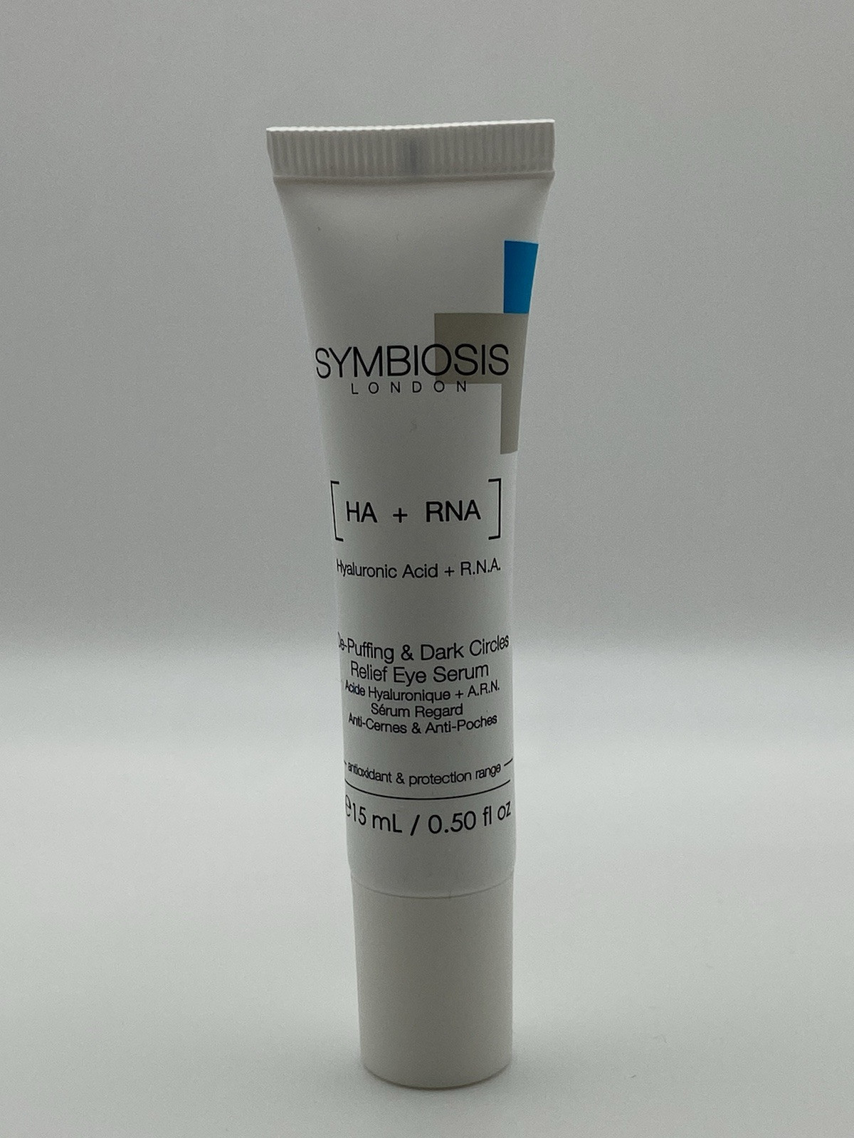 NEW SYMBIOSIS London HA + RNA Depuffing Circle Relief Eye Serum • 0.50 Oz