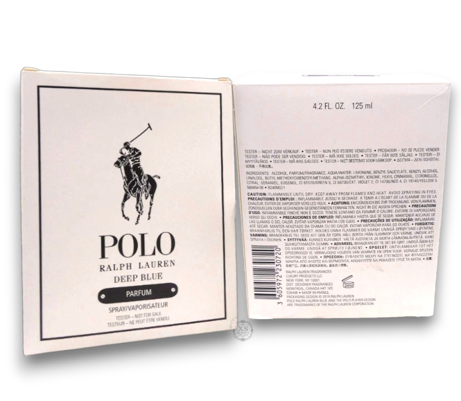 New!* Polo By Ralph Lauren Deep Blue Parfum Spray 4.2fl.oz./125ml NEW