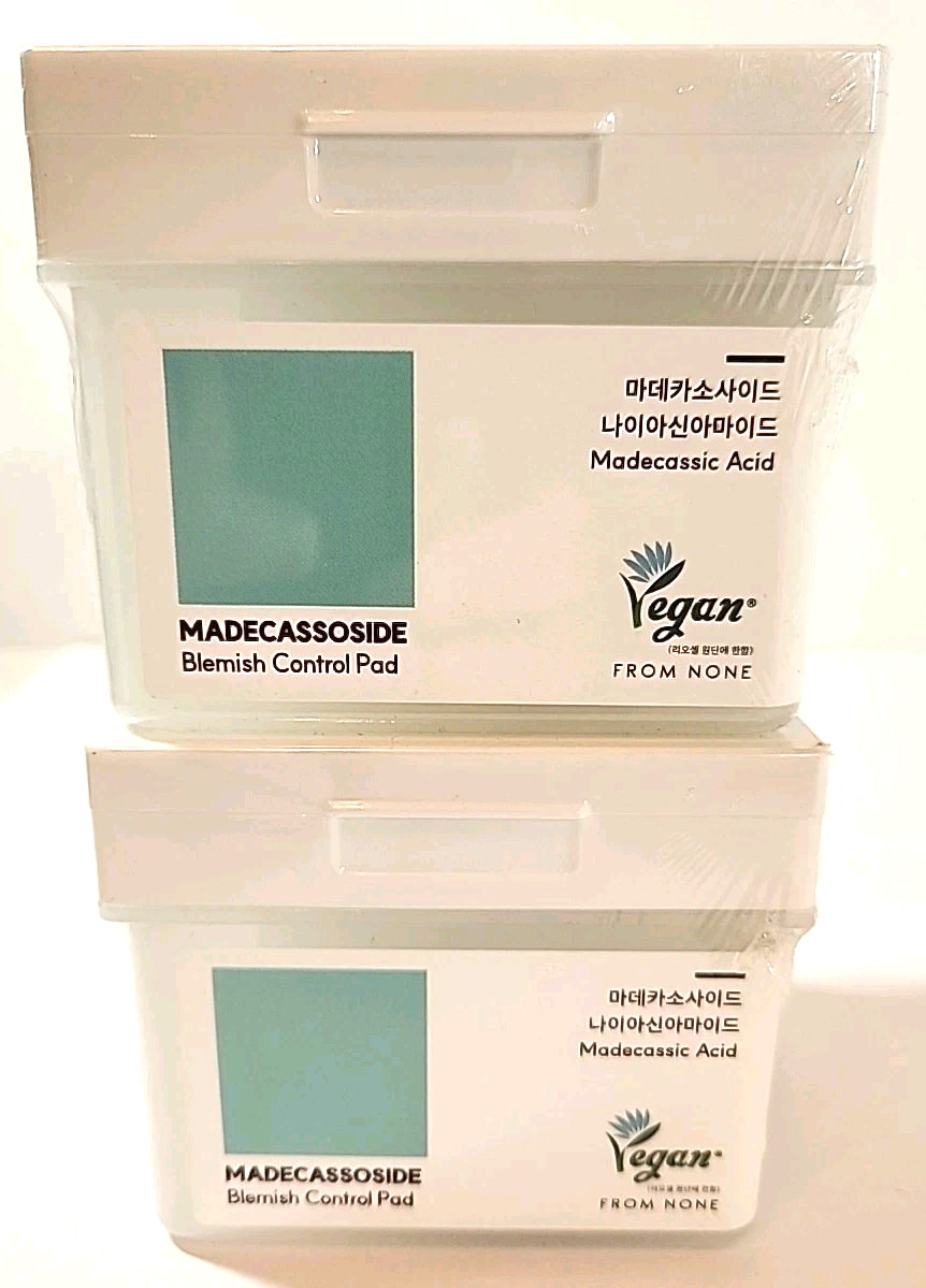 LOT 2 FROM NONE Madecassoside Blemish Control Skin Toner Pads 120ct Ea Skincare
