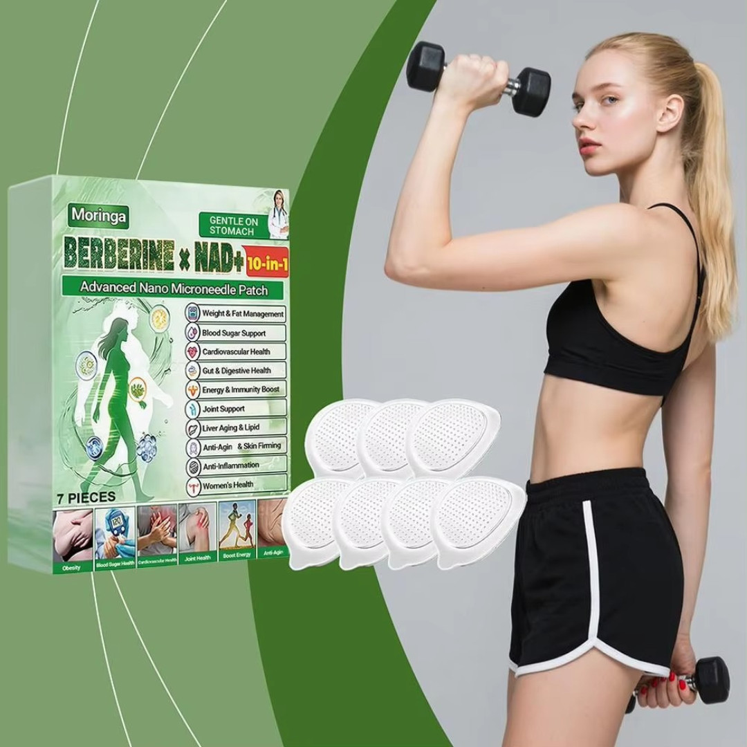 Moringa Berberine 10-in-1 Advanced Nano Microneedle Patch (7pcs/box)