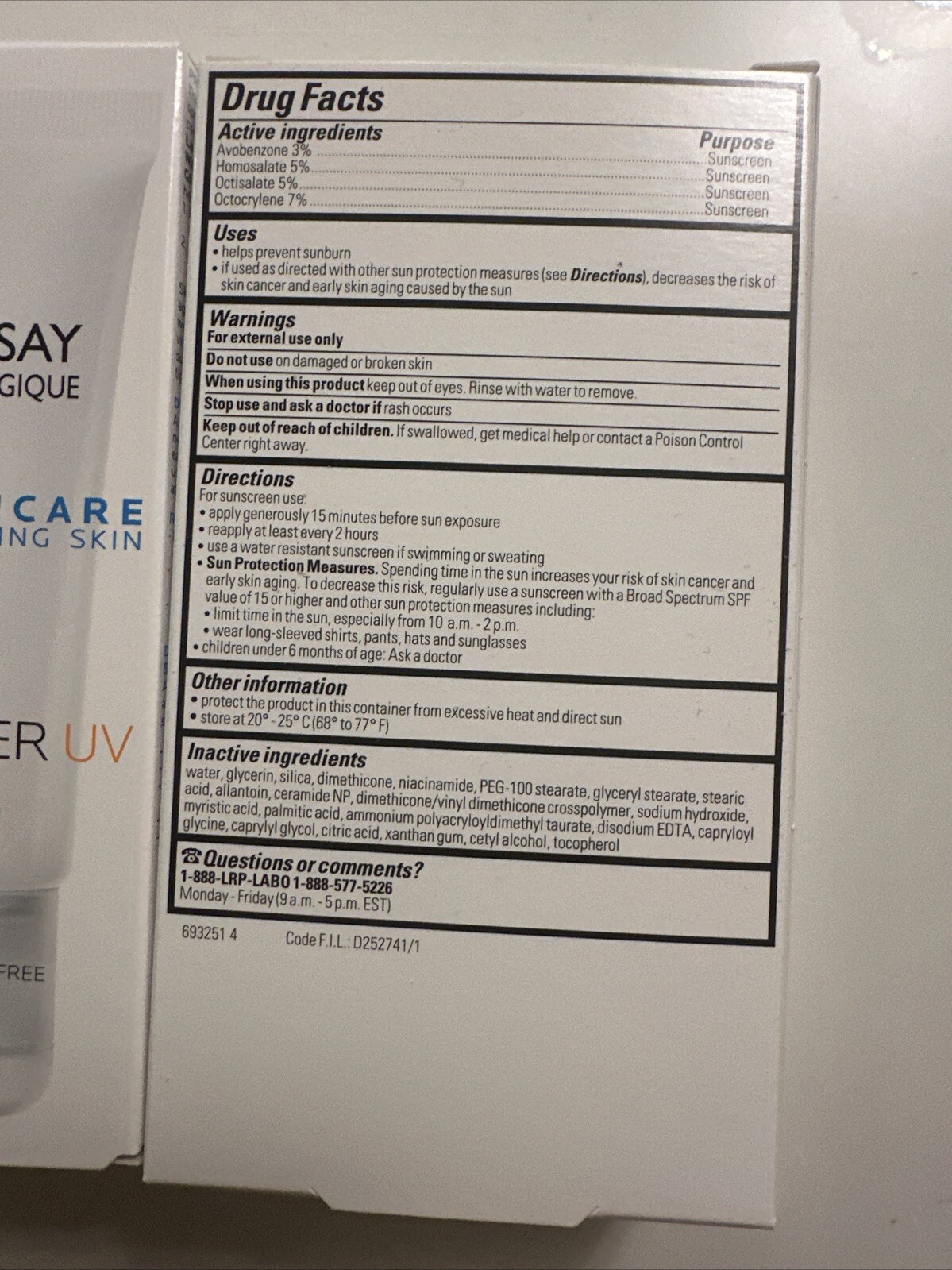3 PACK – 3.38 Oz – La Roche-posay Toleriane Double Repair Moisturizer UV SPF 30