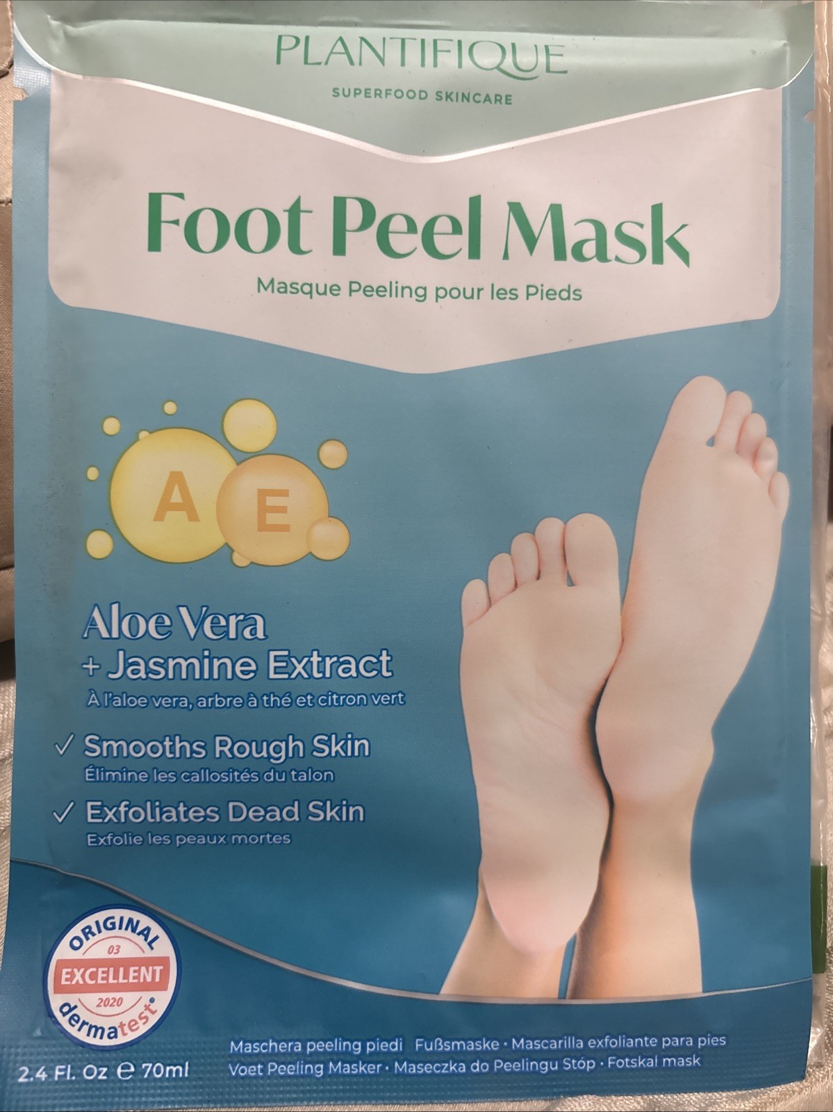 Plantifique Foot Peel Mask Alo Vera & Jasmine Extract exfoliating,Foot Treatment