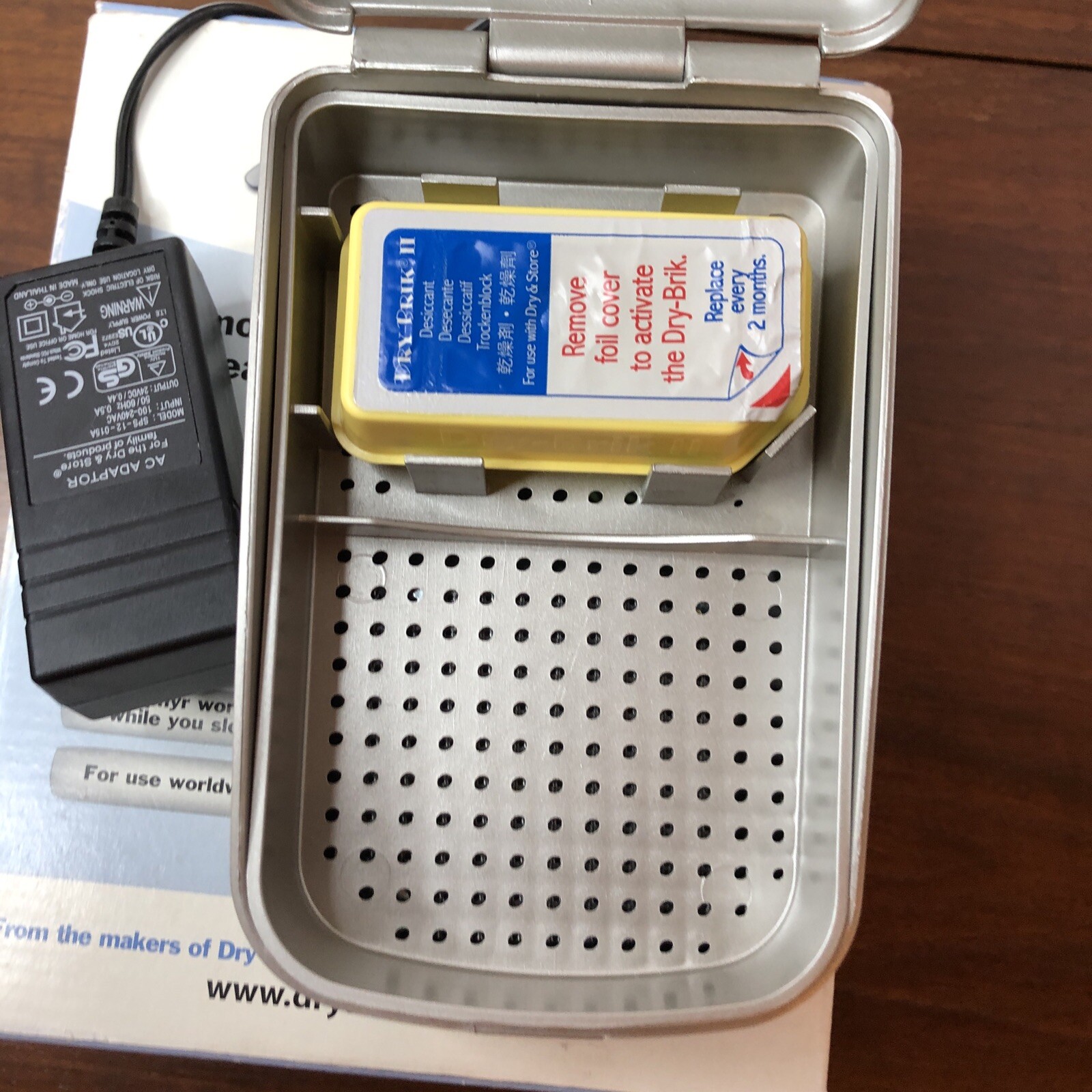 Zephyr Dry & Store Hearing Aid Dryer Device – Removes Moisture
