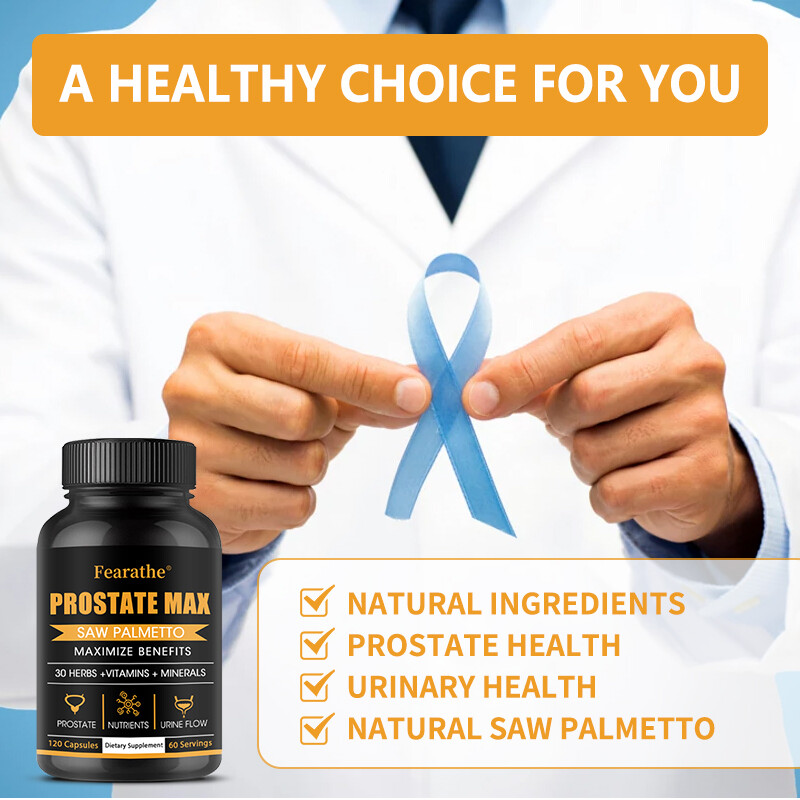 Prostate Support – Saw Palmetto – Reduce Frequent Urination, Stamina supplement