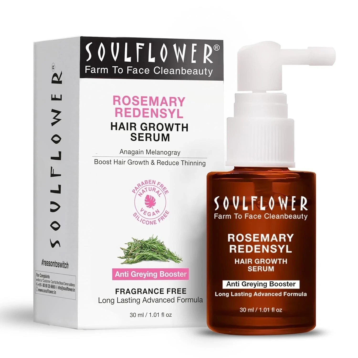 Rosemary Redensyl Hair Growth Serum & Anti Greying Booster Concentrate 30ml