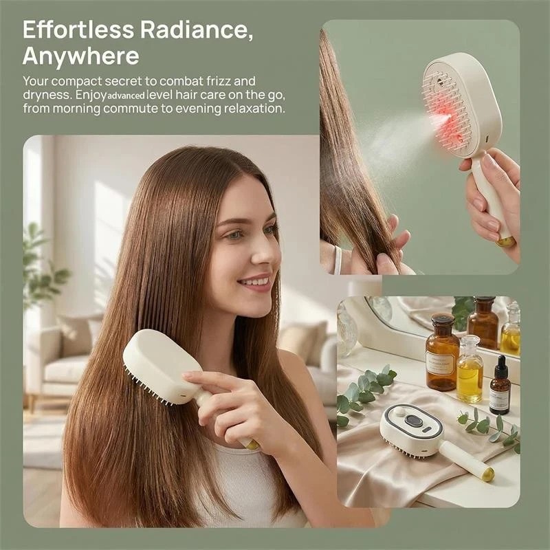 2026 New Electric Steam Brush, Electric Steam Brushs for Hair, Rechargeable US