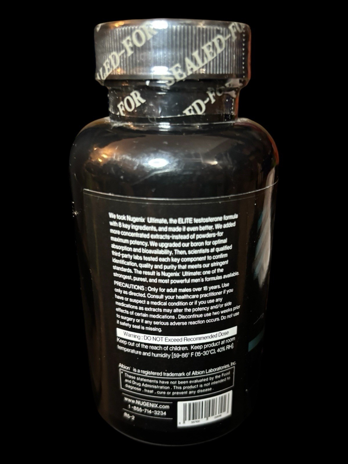 NUGENIX ULTIMATE -Testosteron Booster, Energy & Endurance 120caps Exp 10/26