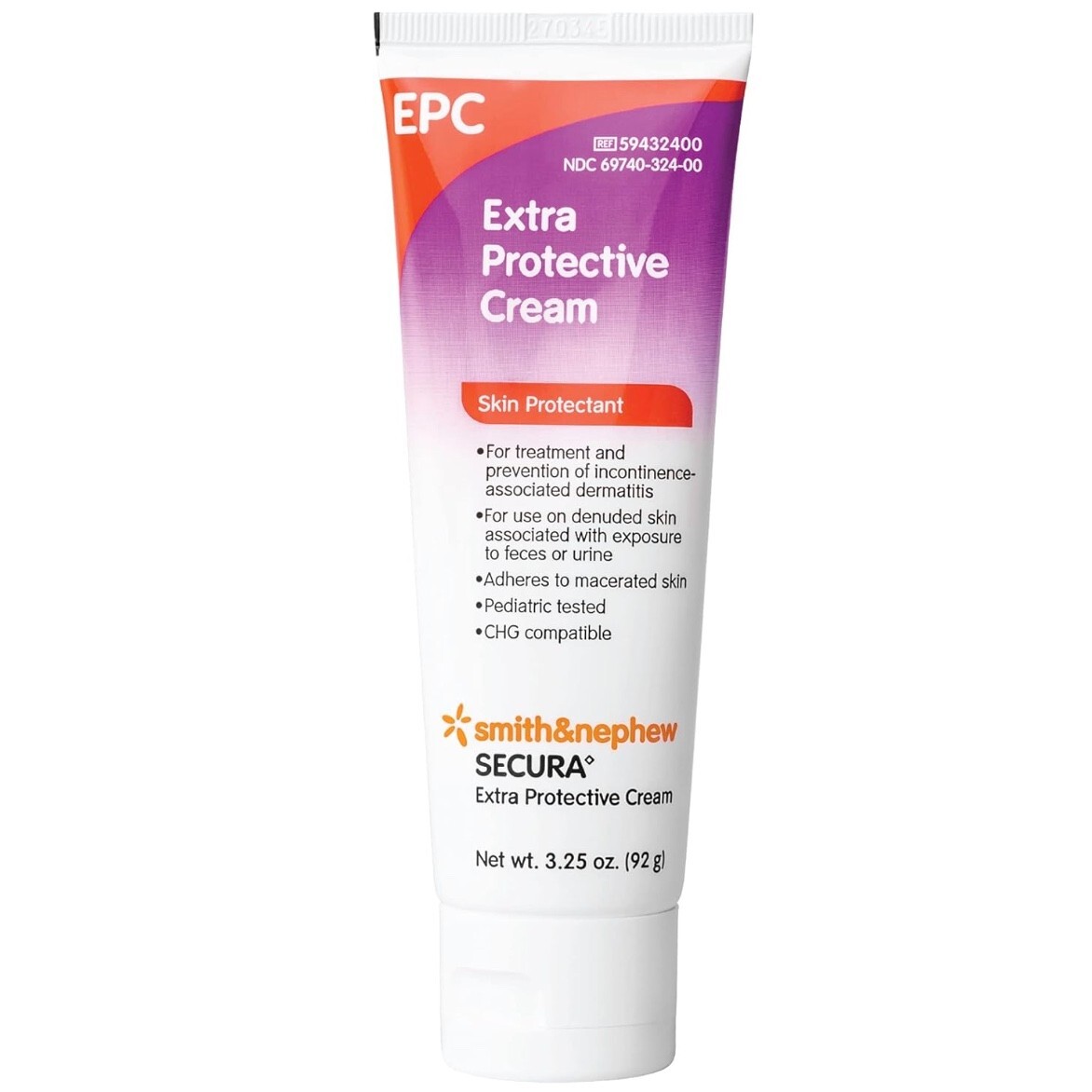 Smith & Nephew SECURA Extra Protective EPC Cream 3.25 Oz/Tubes- Case of 24 Tubes