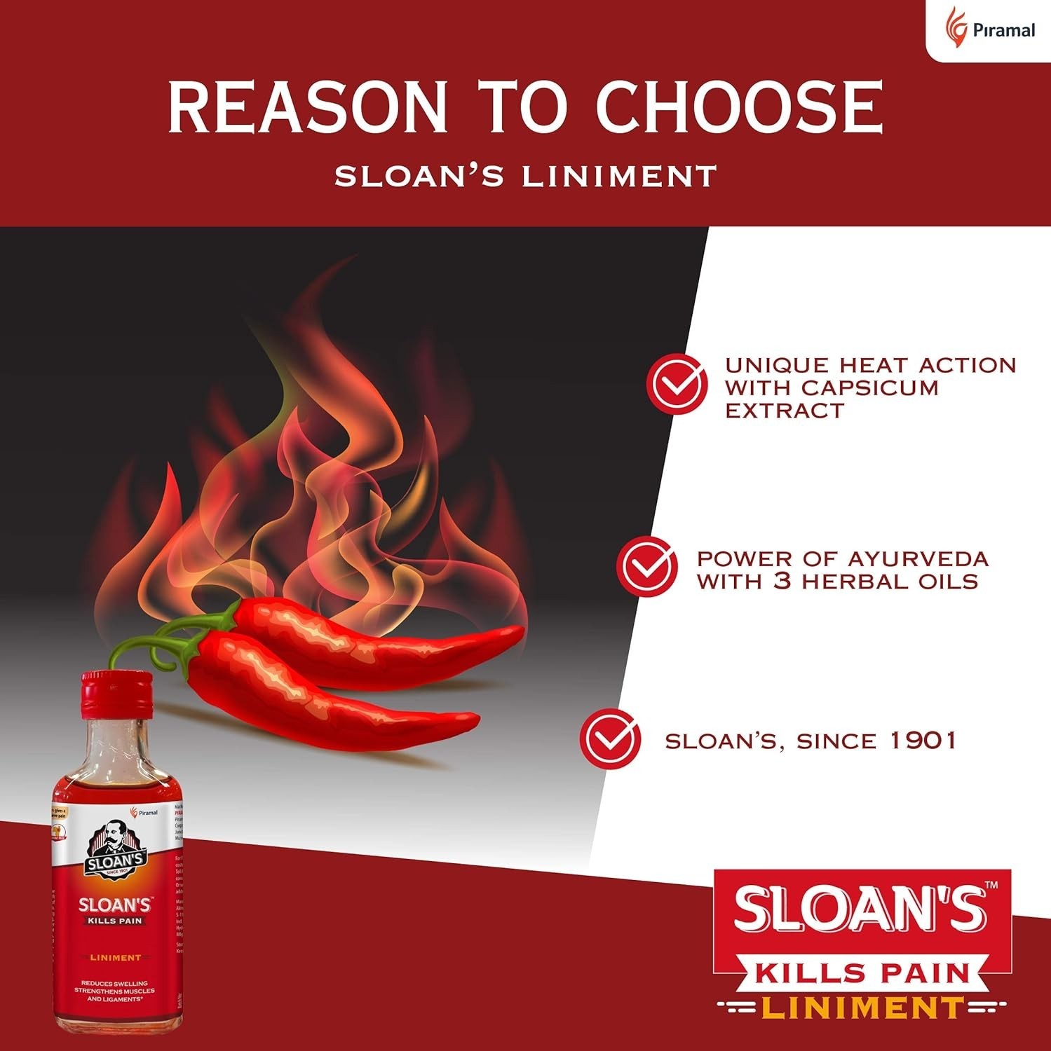 SLOANS kills pain liniment 71 ml