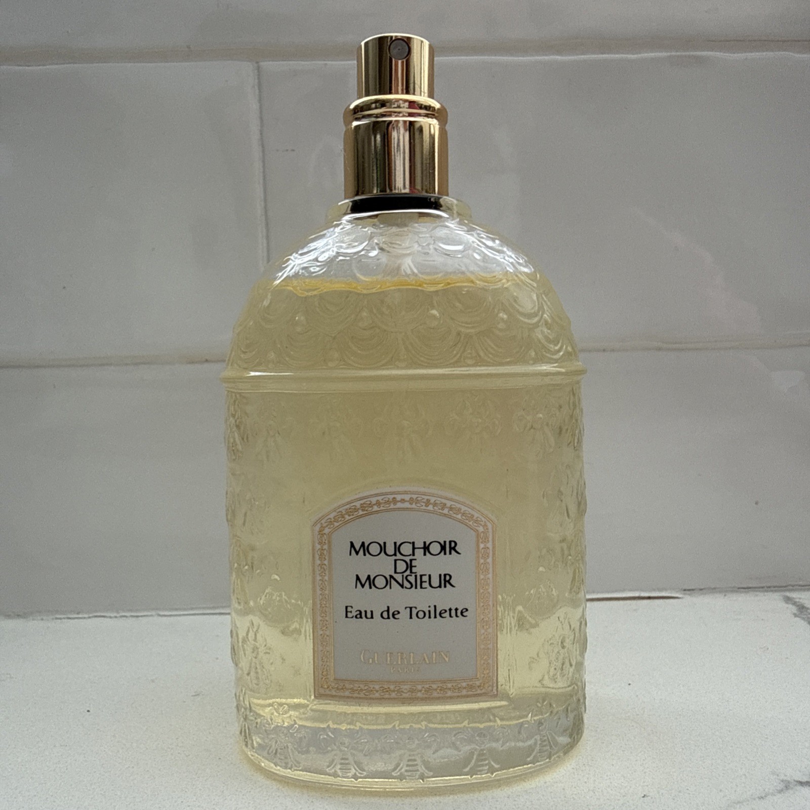 GUERLAIN MOUCHOIR DE MONSIEUR EAU DE TOILETTE SPRAY Tester 100 ML/3.3 FL OZ