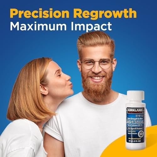Signature 5% Minoxidil for Men – 2 Ounce Hair Regrowth Solution, 1 Supply