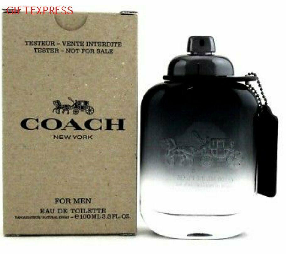 Coach New York Eau De Toilette for Men 3.3 oz – White Packaging