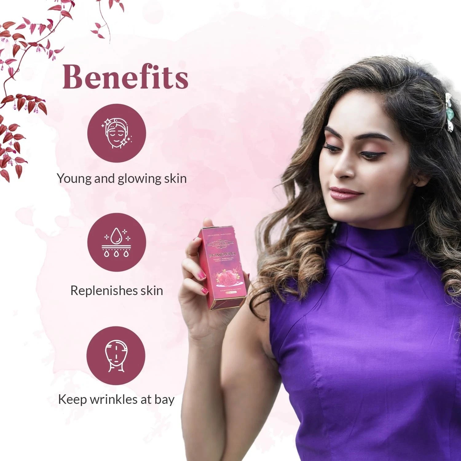 Haappy Herbs Pomovita Vitamin C Pomegranate Radiance Boosting Serum 30ml