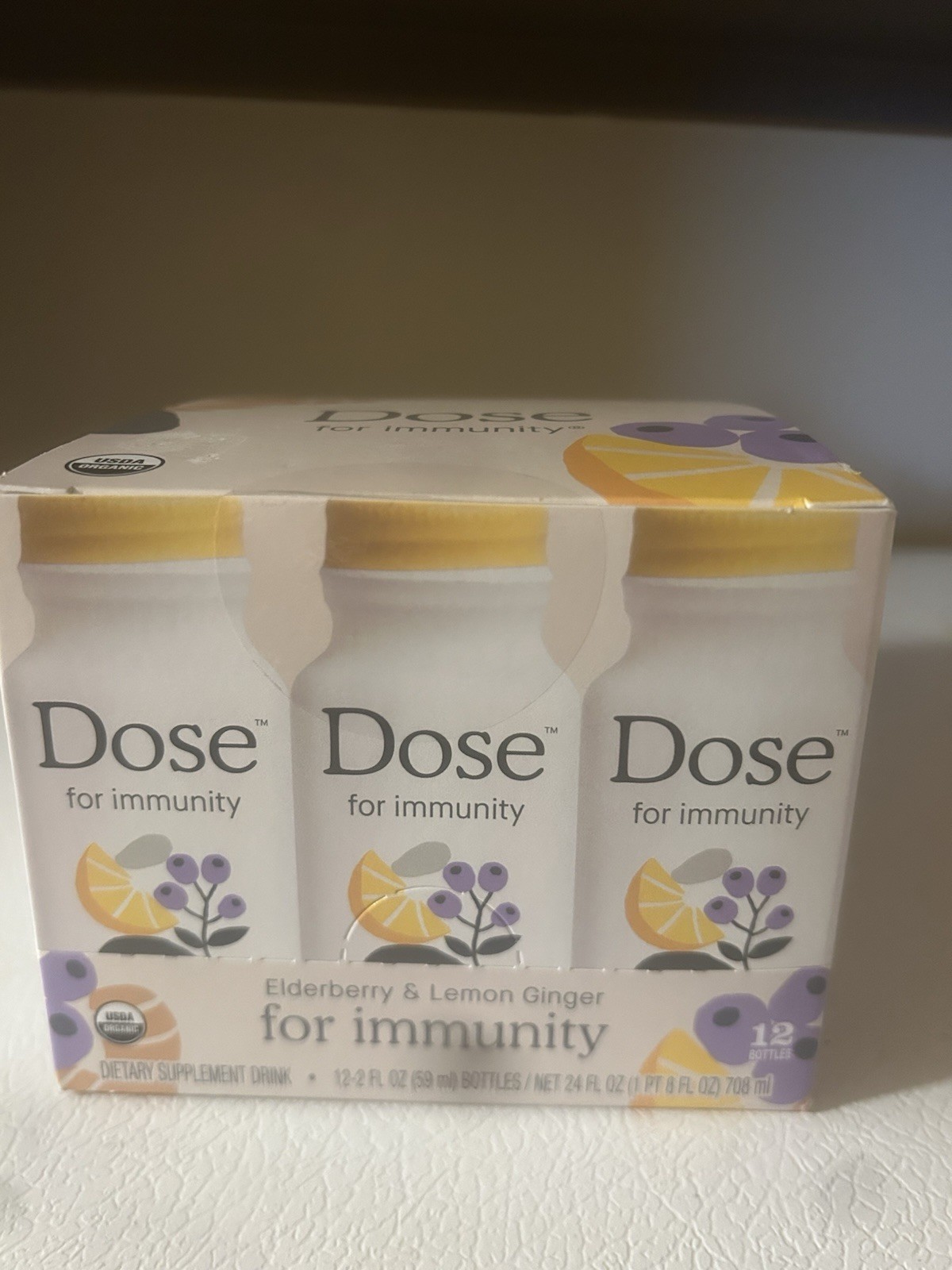 Dose for Immunity Shot Pack of 12 | Daily Immune Support 12-2 FL OZ NEW SHIPPING