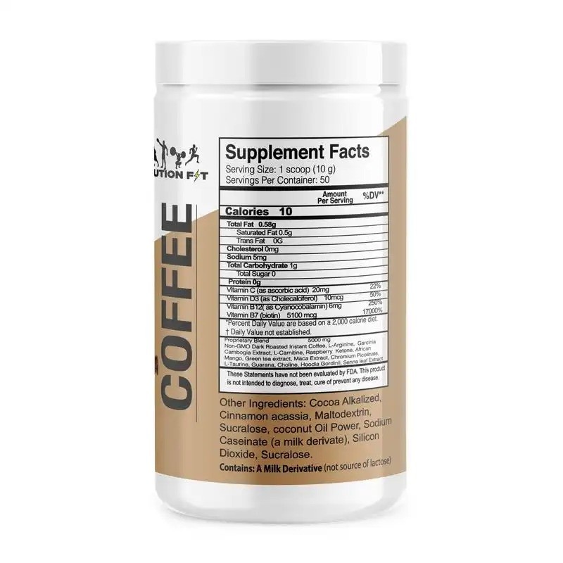 Evolution Coffee Cappuccino – Creamy L-Carnitine Supplement Drink Mix