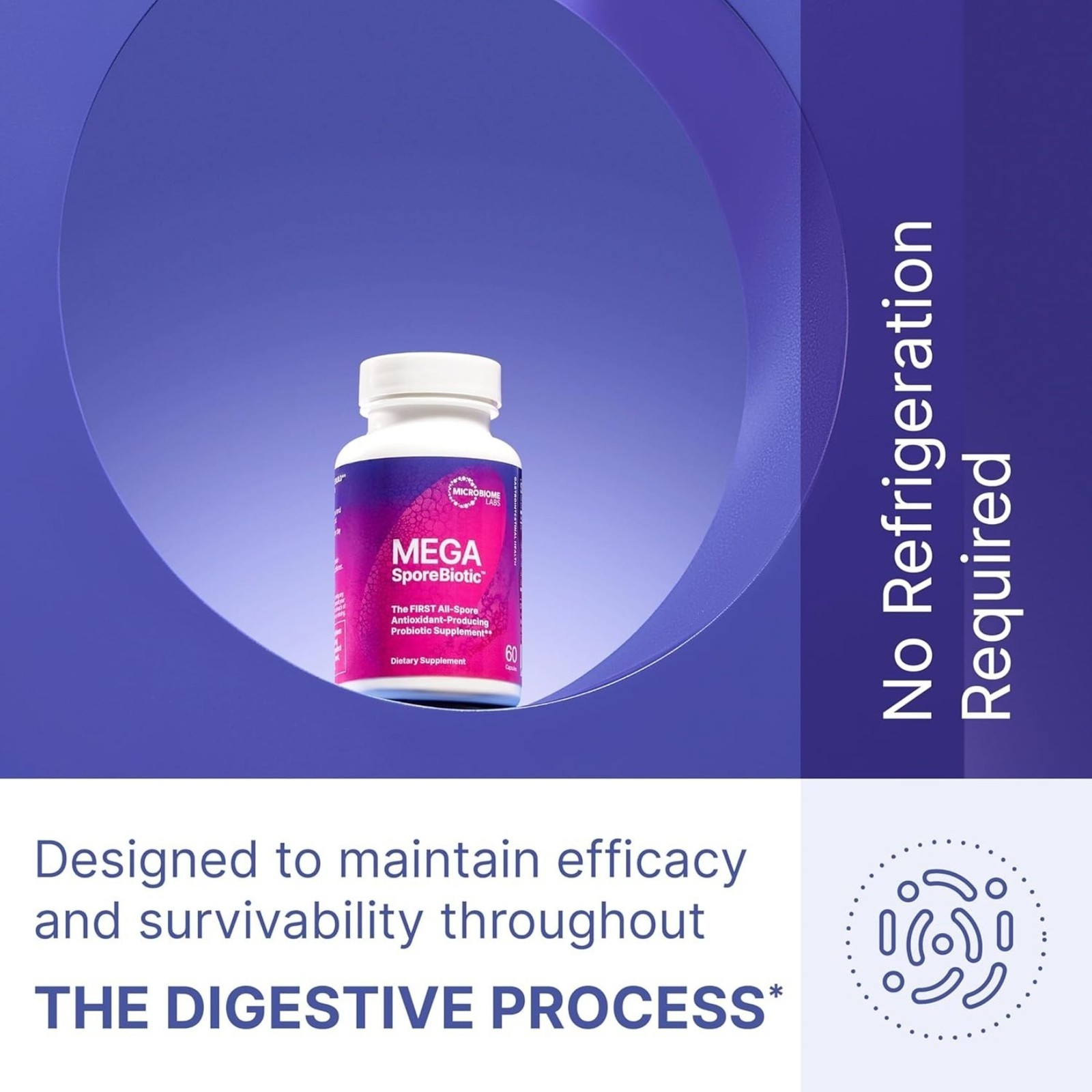 1-3PACK | Microbiome Labs MegaSporeBiotic | Spore-Based Probiotic for Gut Health