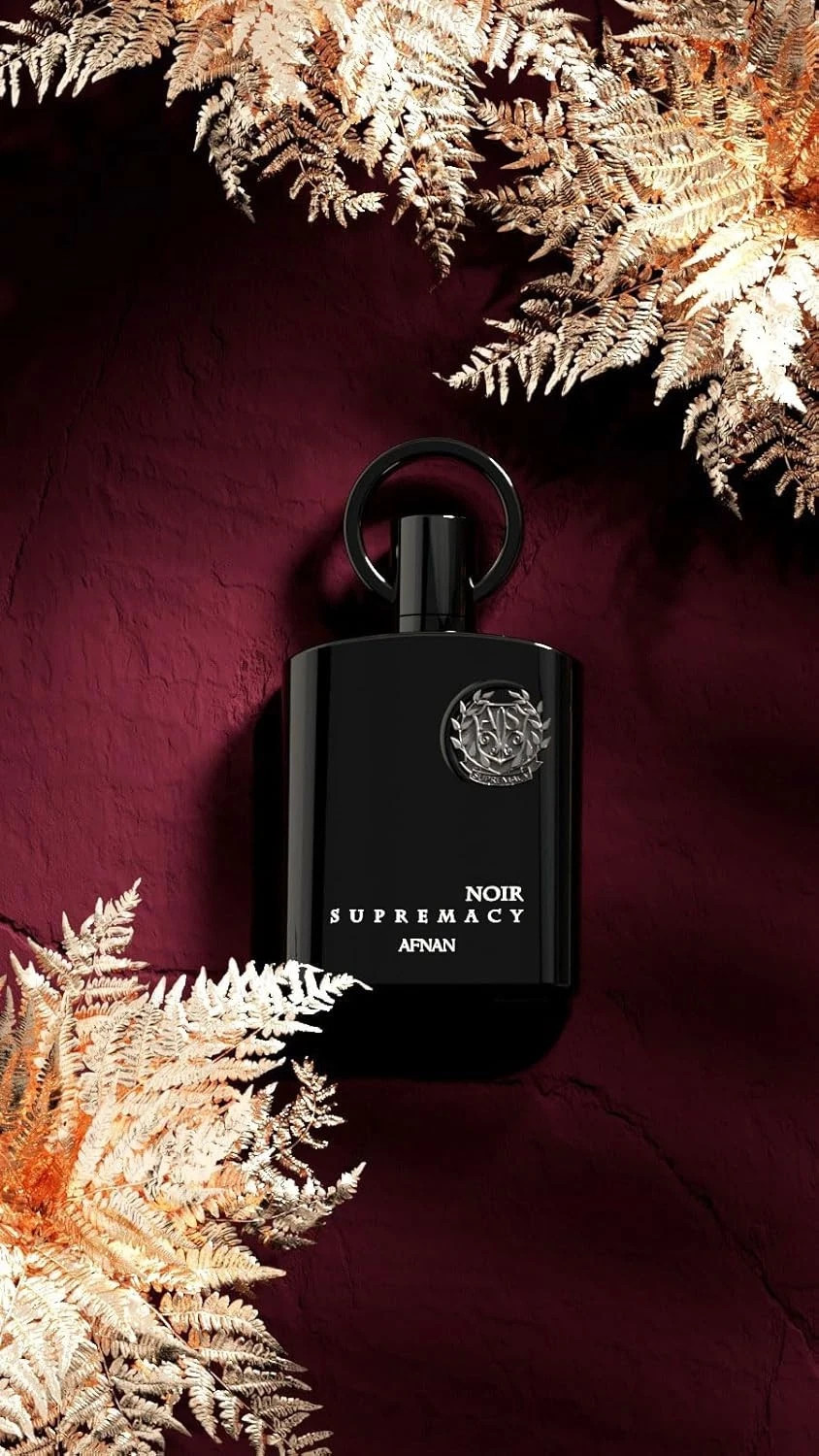 Afnan Supremacy Noir Eau de Parfum for Men, 3.4 Fl. Oz