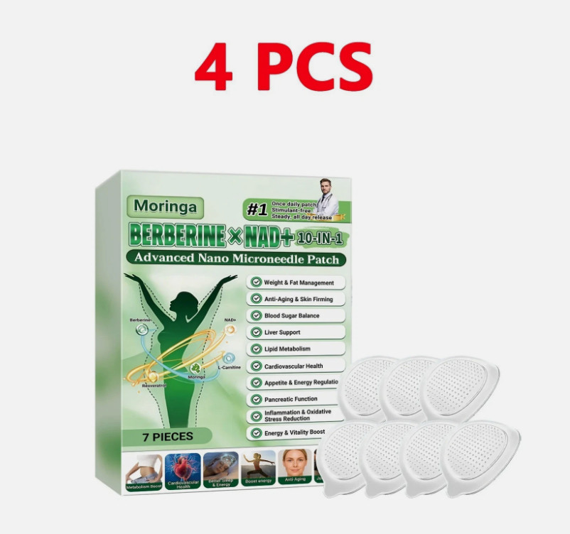 50% OFF Moringa Berberine x NAD+ 10-in-1 Advanced Nano Microneedle Patches New**