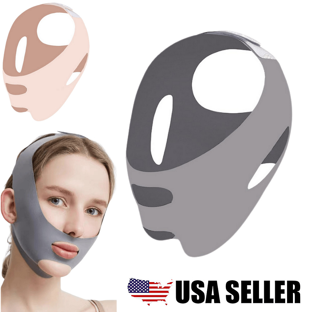 Reusable V Line Face Lifting Belt Anti-Wrinkle Slimming Double Chin Reducer Mask