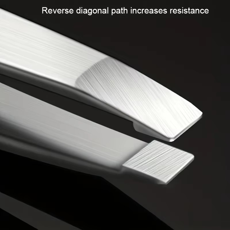 4pcs Professional Tweezers Set for Eyebrows, Splinters & Ingrown Hair Removal*