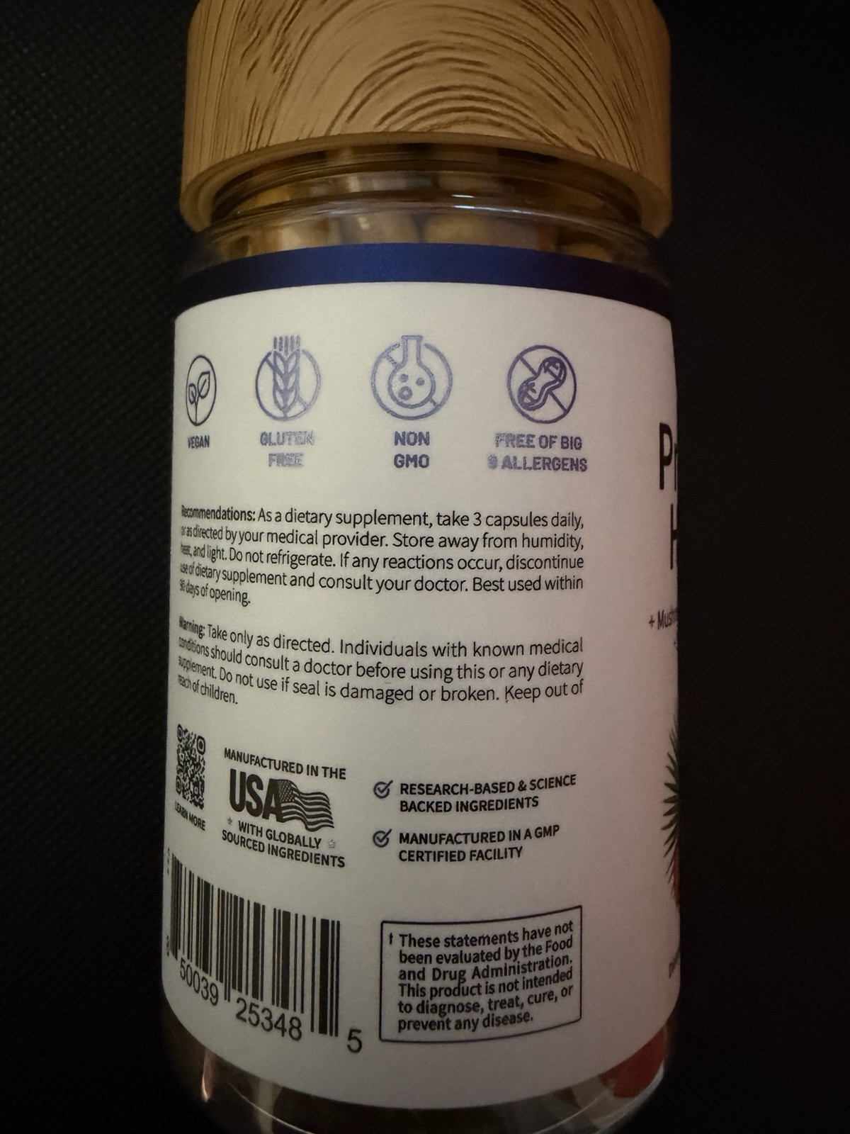 Snap Supplements Prostate Health Saw Palmetto 90 Vegcaps Exp 05/28